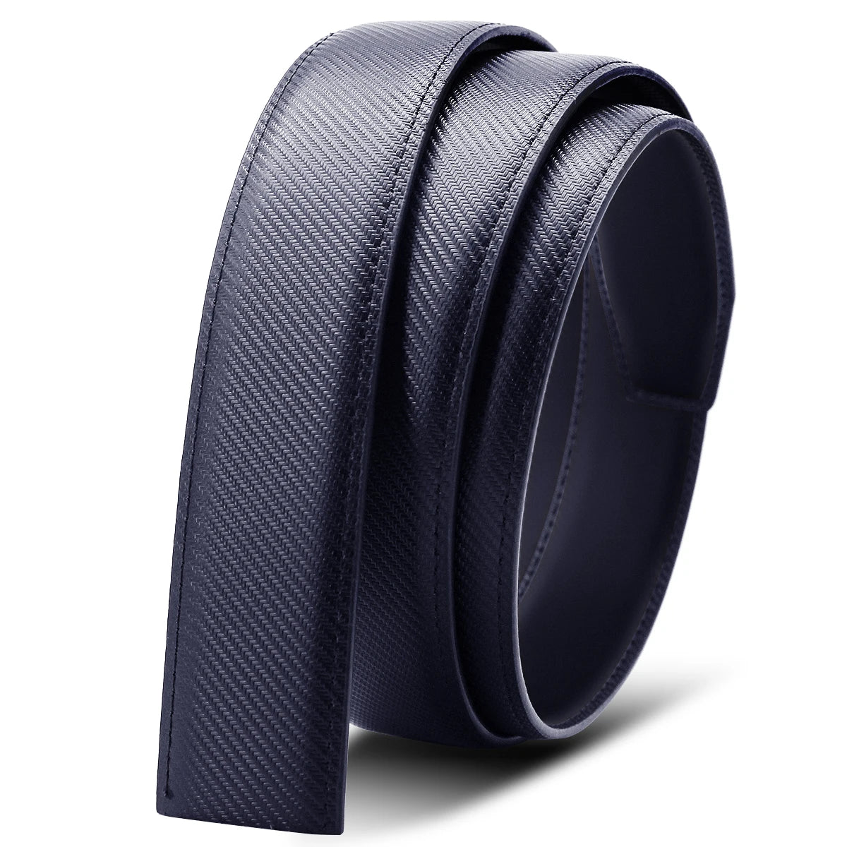 Herren Echtleder-Gürtel Luxus 3,5 cm Automatik-Schnalle Rindsleder Verstellbar