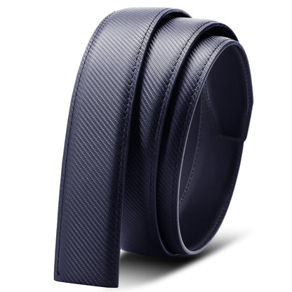 Herren Echtleder-Gürtel Luxus 3,5 cm Automatik-Schnalle Rindsleder Verstellbar