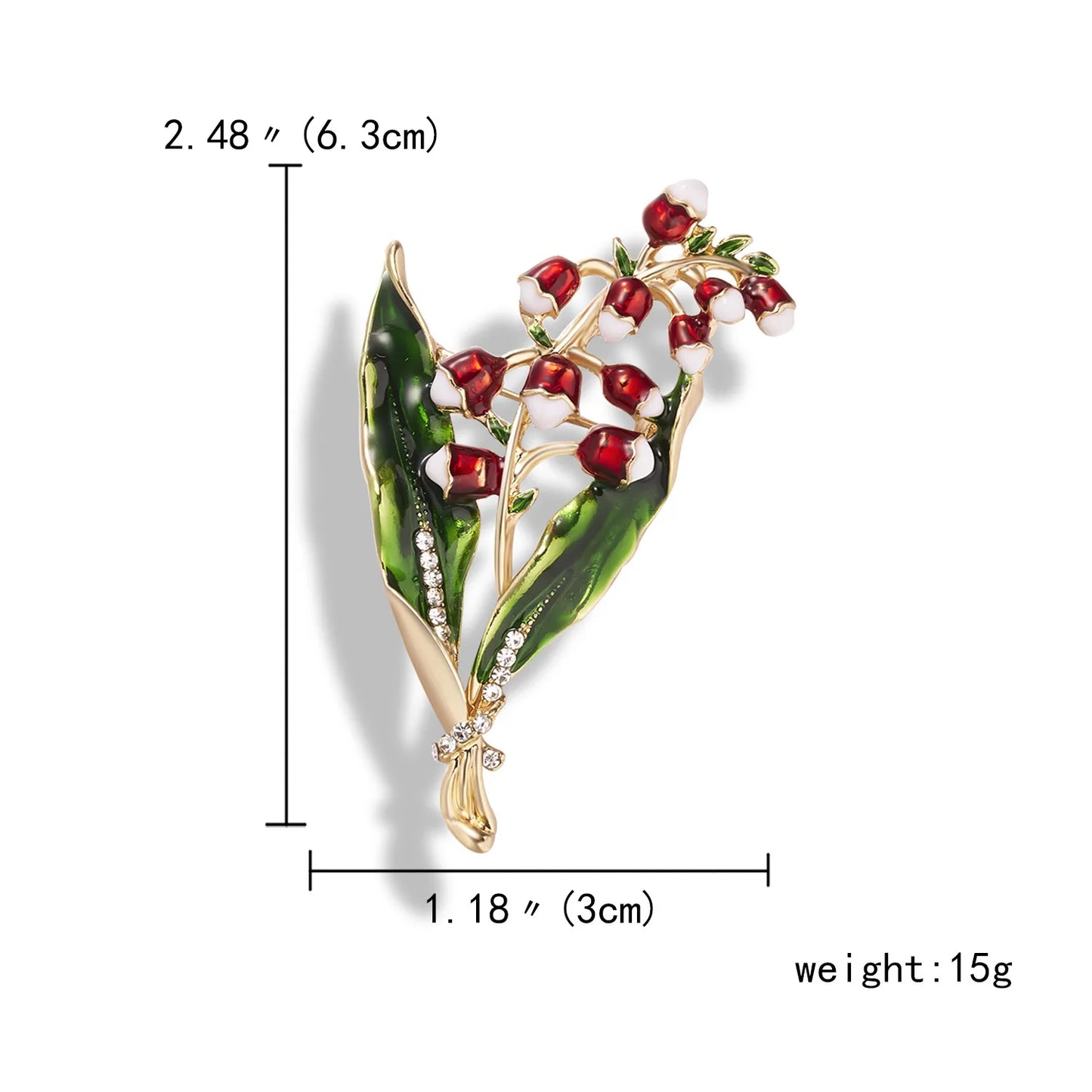 Brosche Daisy Rose Emaille Hochzeit Bouquet Kleidung Geschenk Damen