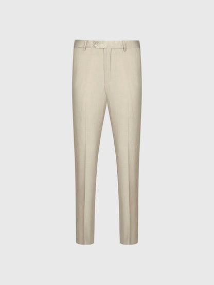 Herrenanzüge aus 65 % Wolle, Khaki, lässig, schmal, Übergröße 42, Hochzeit, Bräutigam, Freizeitkleidung, Business-Mann-Hose