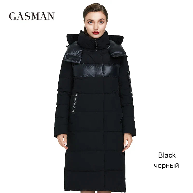 Kurzer Damen-Trenchcoat mit Print, modisch und winddicht, mit Kapuzendesign – ideal für den Alltag.