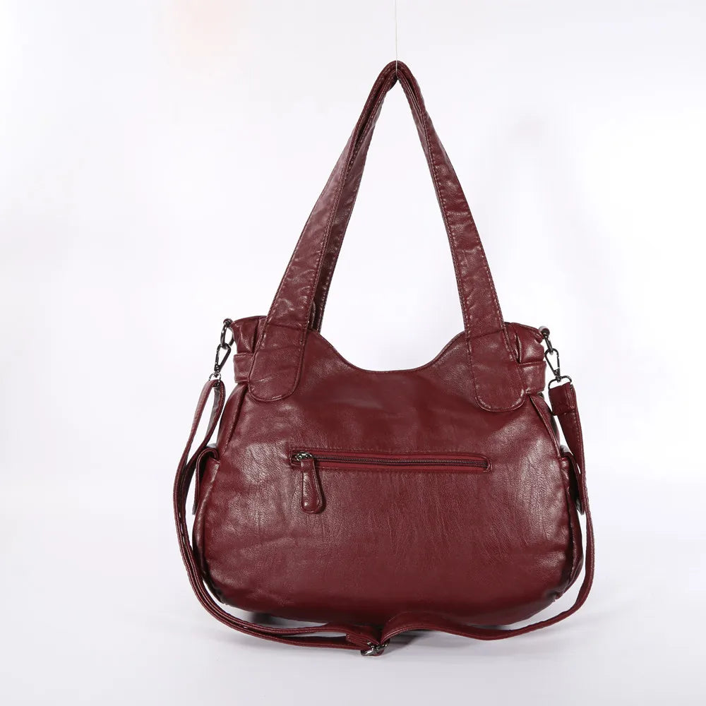 Damen-Handtasche Multifunktionale PU-Tasche Großes Fassungsvermögen Alltagsbegleiter
