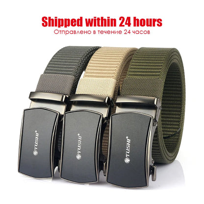 VATLY Casual Tactical Gürtel 3,4 cm 1200D Nylon Automatik-Schnalle Outdoor