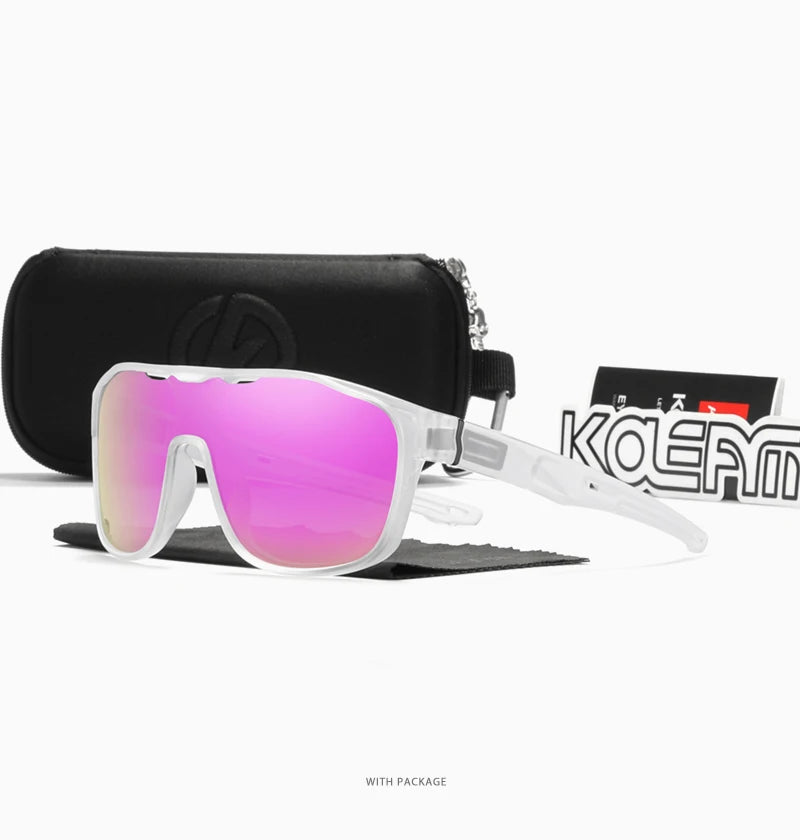 Sonnenbrille Einteiler polarisiert Spiegel winddicht Cat.3 Sport Herren