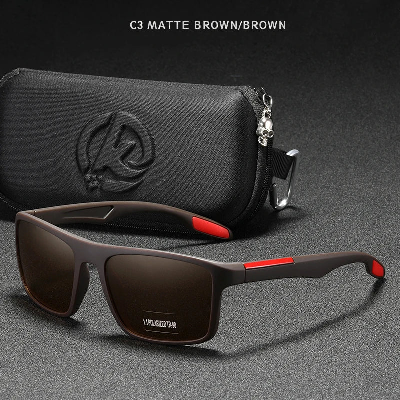 Sonnenbrille rechteckig TR90 ultraleicht polarisiert 1,1mm Fahren Cat.3 Unisex