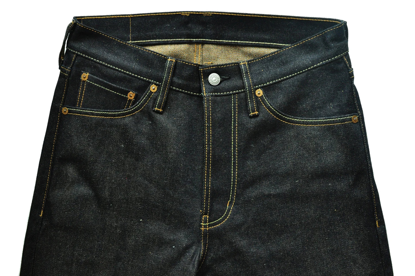 Herren Jeans aus Baumwolle und Leinen im Taper Fit mit 16,5 Unzen
