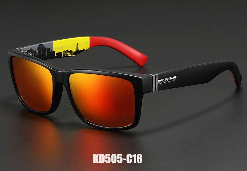 Sonnenbrille Sport polarisiert photochrom Fahren auffällige Farben Hartbox