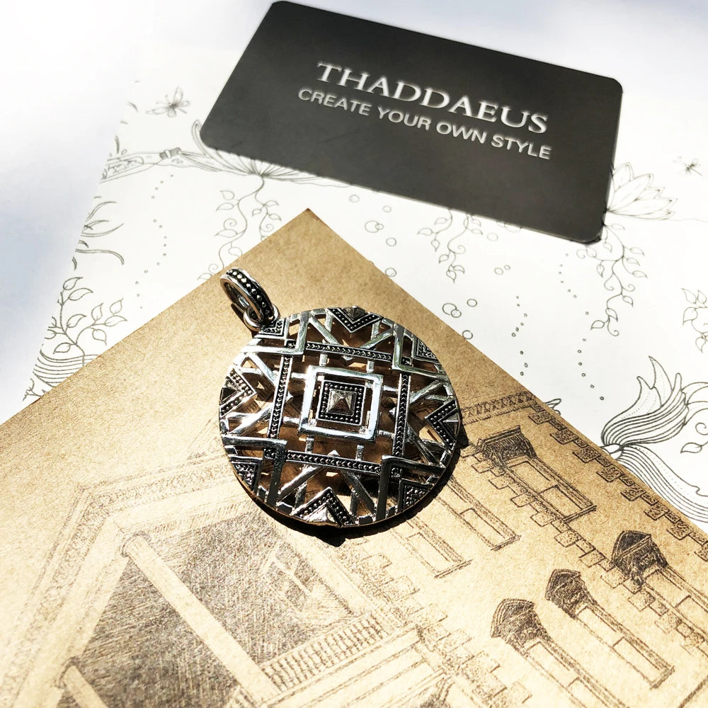Damen-Anhänger Afrika Ornamente Glam aus Sterlingsilber