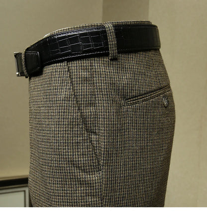 Doppelreihiger Herrenanzug aus 30% Wolle in Tiefblau, Schwarz oder Grau – Slim Fit für Hochzeit oder Business