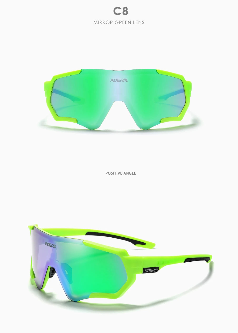 Sonnenbrille Sport TR90 polarisiert Flash-Beschichtung Outdoor Herren