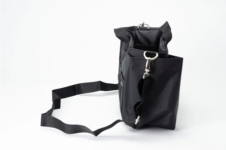Damen Kosmetiktasche Großes Fassungsvermögen Aus Robuster Oxford-Gewebe Für Reisen Und Alltag Schwarz
