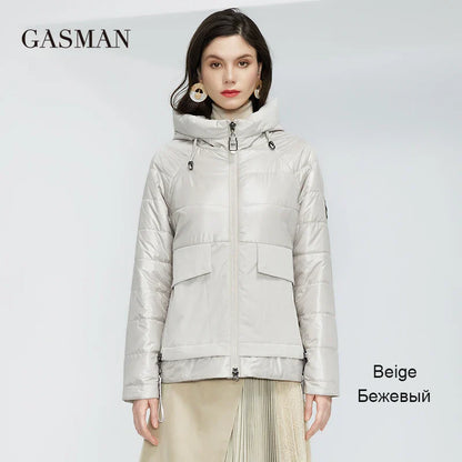 Eleganter Damen-Wintermantel mit Reißverschluss, Fleece-Taschen und klassischem Design