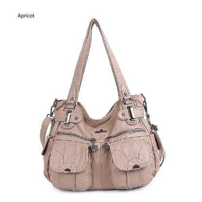 Damen-Handtasche Multifunktionale PU-Tasche Großes Fassungsvermögen Alltagsbegleiter