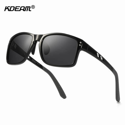 Sonnenbrille Sport TR90 polarisiert rechteckig XL Fahren Damen Herren
