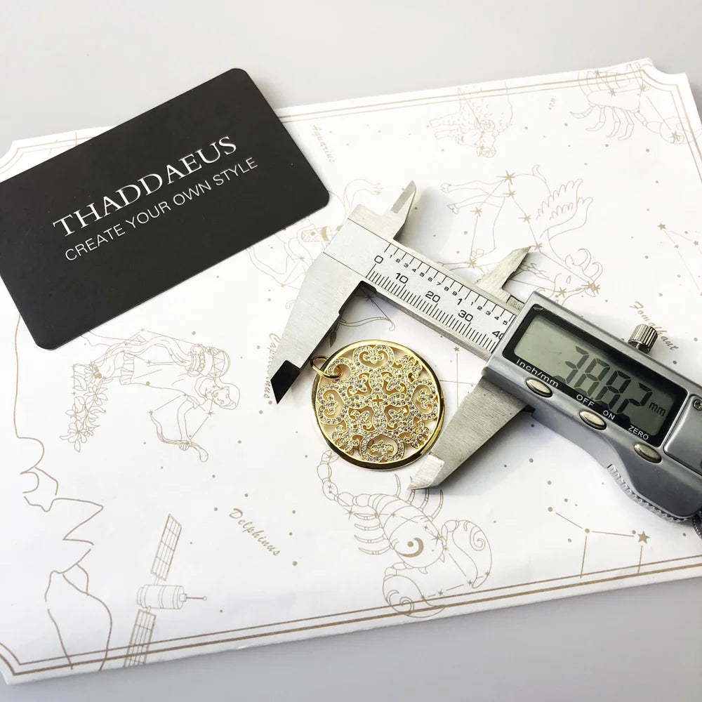 Damen-Charm-Anhänger Blumen Ornament Böhmen Seele aus Sterlingsilber