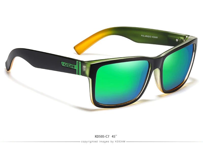 Sonnenbrille Sport polarisiert photochrom Fahren auffällige Farben Hartbox