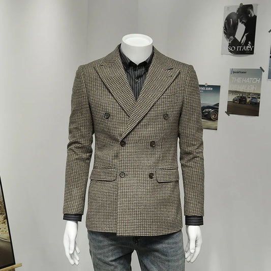 Leinen Herren Anzugset mit Blazer und Hose – ideal für Hochzeit, Sommer und Business in Weiß und Beige