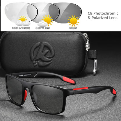 Sonnenbrille rechteckig TR90 ultraleicht polarisiert 1,1mm Fahren Cat.3 Unisex