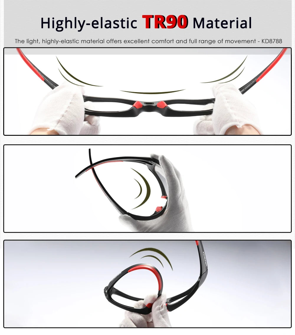 Sonnenbrille Sport TR90 polarisiert Wandern Angeln Reißverschlussetui Herren