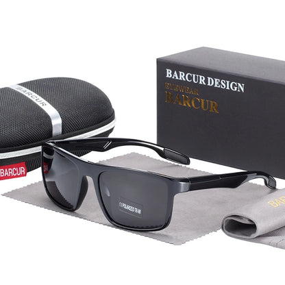 Sonnenbrille TR90 Vintage quadratisch polarisiert UV400 Herren Damen