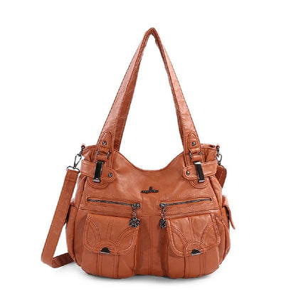 Damen-Handtasche Multifunktionale PU-Tasche Großes Fassungsvermögen Alltagsbegleiter