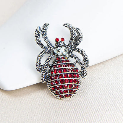 Brosche Spinne Insekt Retro Legierung Kragen Urlaub Zubehör Damen