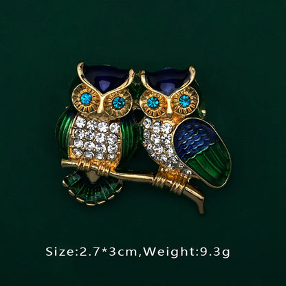 Brosche Vogel Libelle Emaille Kreativ Tasche Schulranzen Accessoire Damen