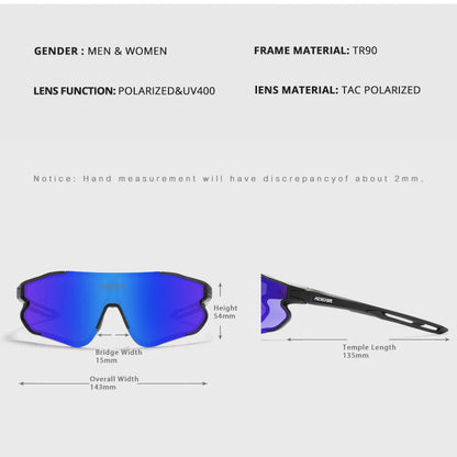 Sonnenbrille Sport TR90 polarisiert kratzfest 1,1mm Linse Herren