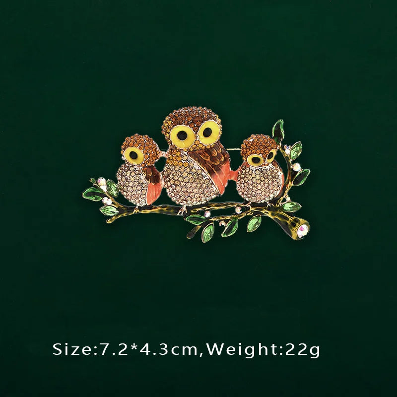 Brosche Vogel Libelle Emaille Kreativ Tasche Schulranzen Accessoire Damen