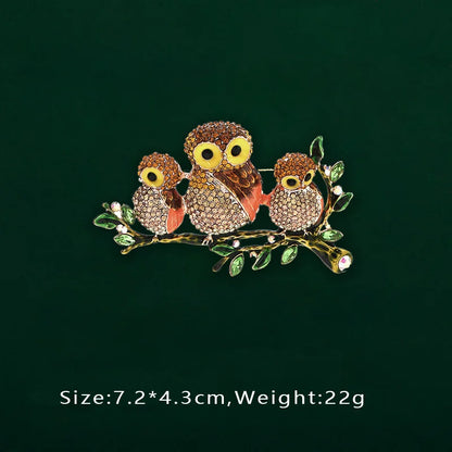 Brosche Vogel Libelle Emaille Kreativ Tasche Schulranzen Accessoire Damen
