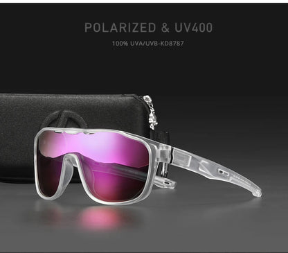 Sonnenbrille Einteiler polarisiert Spiegel winddicht Cat.3 Sport Herren