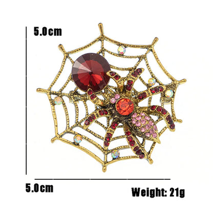 Brosche Spinne Insekt Retro Legierung Kragen Urlaub Zubehör Damen