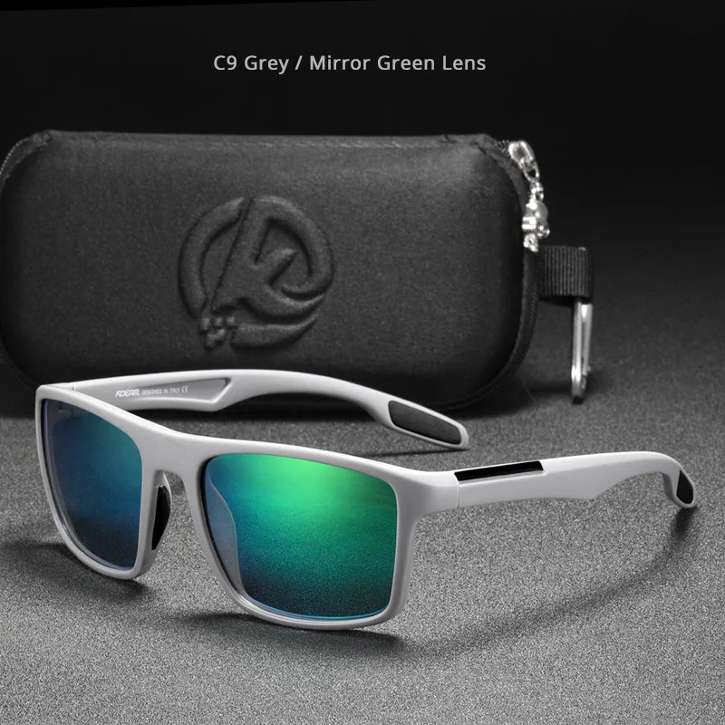 Sonnenbrille rechteckig TR90 ultraleicht polarisiert 1,1mm Fahren Cat.3 Unisex
