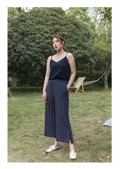 Langarm-Bluse aus 100% Baumwolle in Blau und Pink für Damen – ideal für den Herbst und den Arbeitsalltag