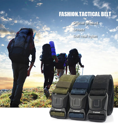 VATLY Army Tactical Gürtel Herren 1200D Nylon Anti-Rost Schnalle Outdoor
