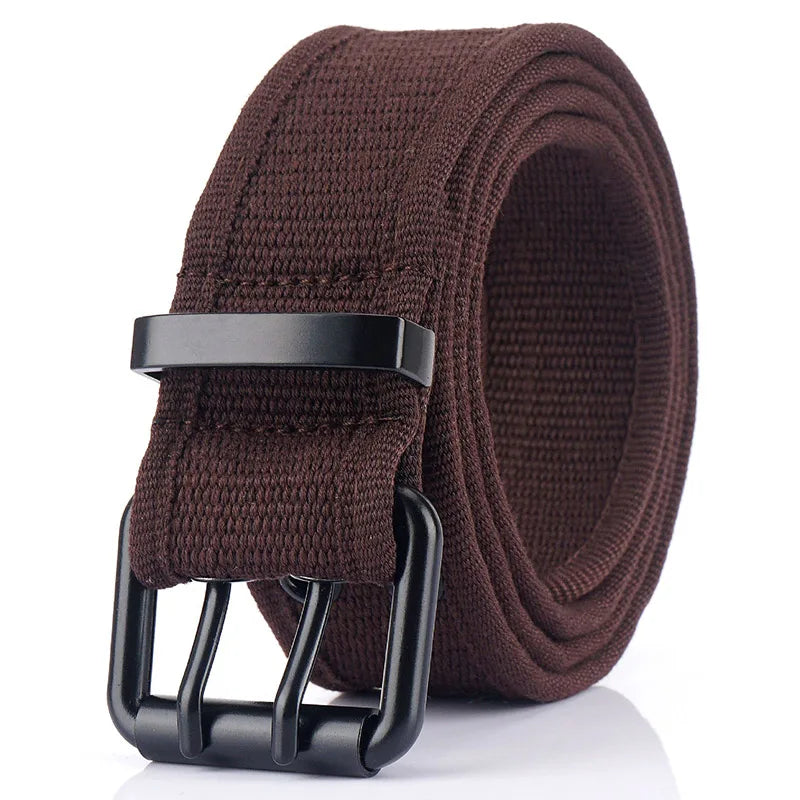 Herren-Gürtel aus Canvas mit 3,8 cm Breite - Geeignet für Wanderungen im Freien, Langlebig