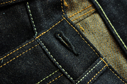 Herren Jeans aus Baumwolle und Leinen im Taper Fit mit 16,5 Unzen