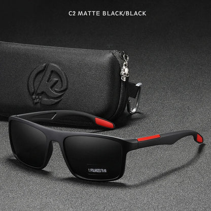 Sonnenbrille rechteckig TR90 ultraleicht polarisiert 1,1mm Fahren Cat.3 Unisex