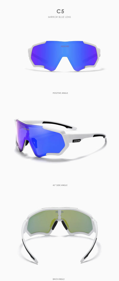 Sonnenbrille Sport TR90 polarisiert Flash-Beschichtung Outdoor Herren