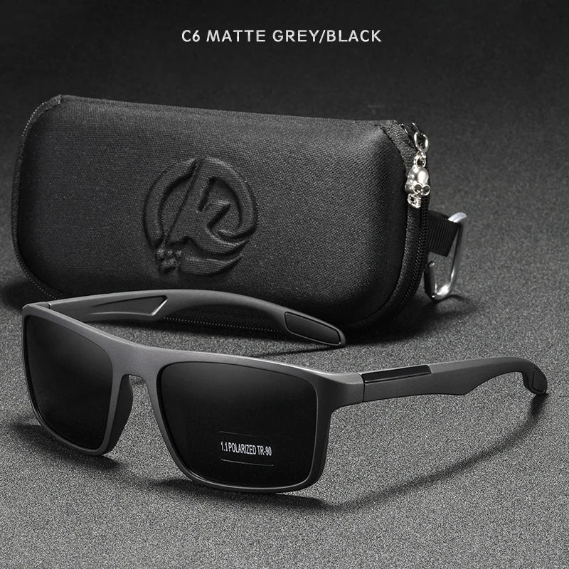 Sonnenbrille rechteckig TR90 ultraleicht polarisiert 1,1mm Fahren Cat.3 Unisex