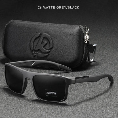 Sonnenbrille rechteckig TR90 ultraleicht polarisiert 1,1mm Fahren Cat.3 Unisex