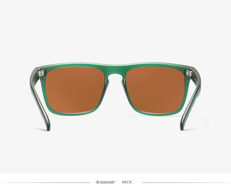 Sonnenbrille quadratisch polarisiert transparent 30 Farben Spiegel Herren