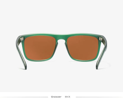Sonnenbrille quadratisch polarisiert transparent 30 Farben Spiegel Herren
