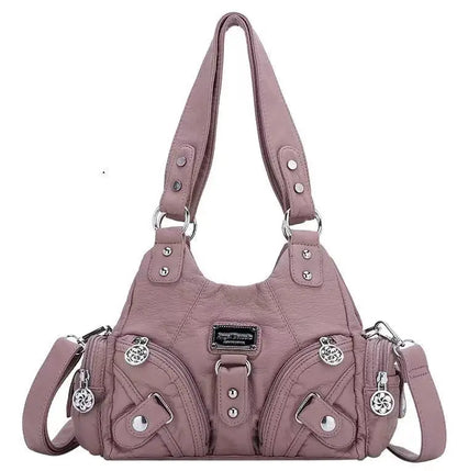 Damen-Handtasche mit Top-Griff und Mehrfachinnenfächern für Alltag und Freizeit Leichtgewichtig