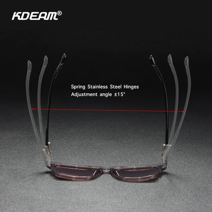 Sonnenbrille quadratisch polarisiert TR90 Federgelenk Unisex