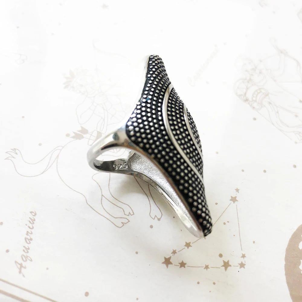 Damen-Ring Kathmandu Statement aus Sterlingsilber