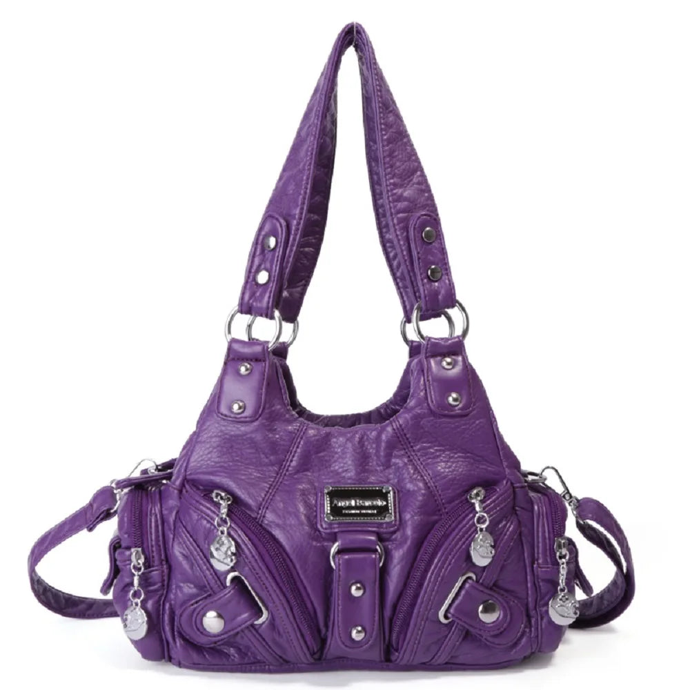 Damen-Handtasche mit Top-Griff und Mehrfachinnenfächern für Alltag und Freizeit Leichtgewichtig
