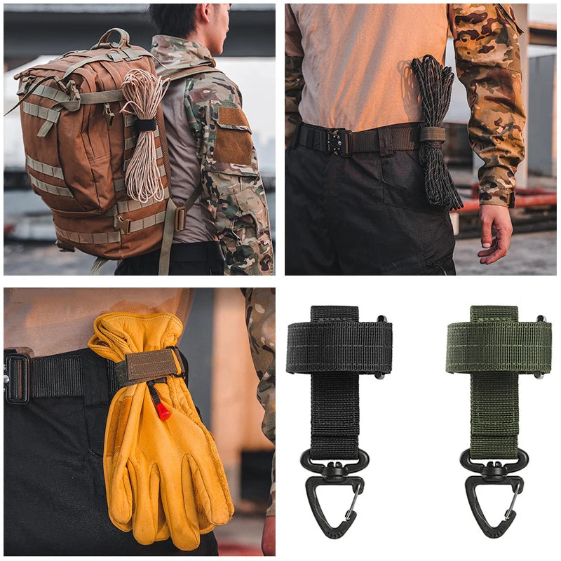 Herren-Taktischer Gürtel aus Nylon Verstellbar Mit Korrosionsbeständiger Schnalle 4,3 cm Breite