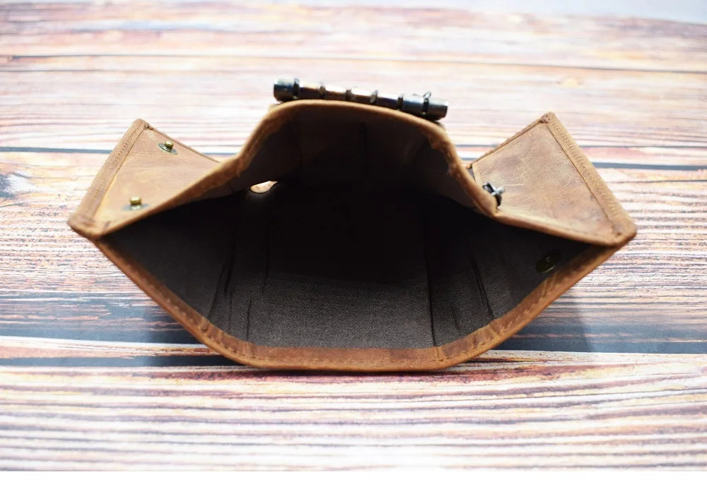 Unisex-Schlüsselmappe Multifunktionaler Organizer aus echtem Rindsleder Kompakt und Praktisch