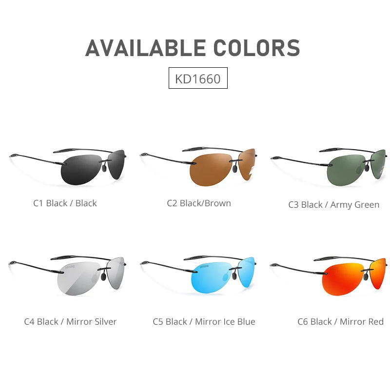 Sonnenbrille Pilot TR90 polarisiert UV400 ultraleicht Luxus Herren